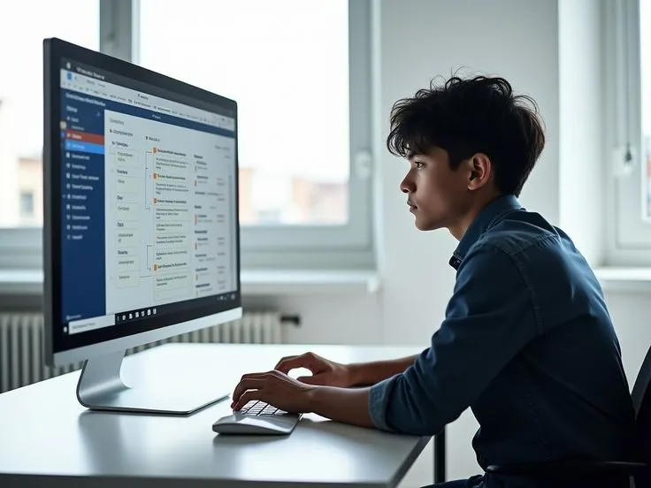 Schemat wielu skryptów reklamowych i śledzących działających w tle otwartej strony